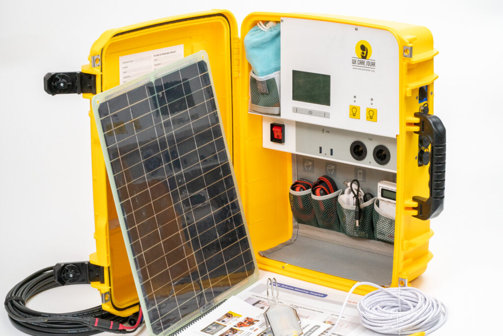 We Care Solar Suitcase mobile health care